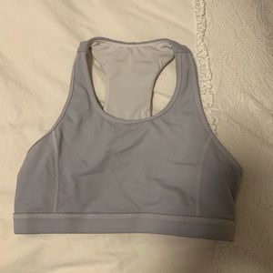 Grey Senita high neck sports bra